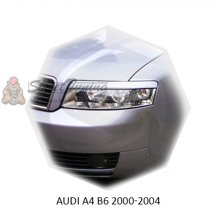 Реснички на фары для  AUDI A4 B6 2000-2004г