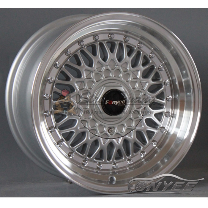 Новые диски BBS RS R17 5X100/114,3 ET35 J7,5 серебро + полированная полка