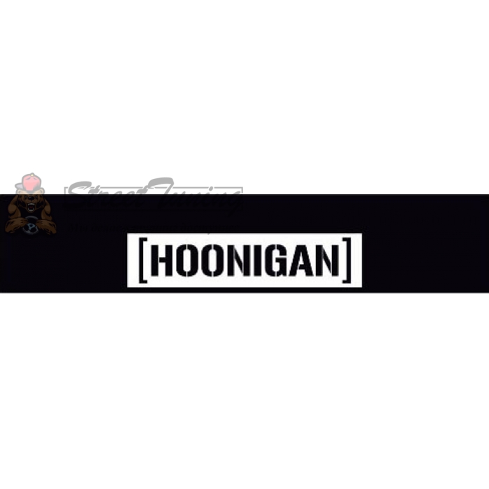 Наклейка на лобовое стекло "Hoonigan" 150x20 см