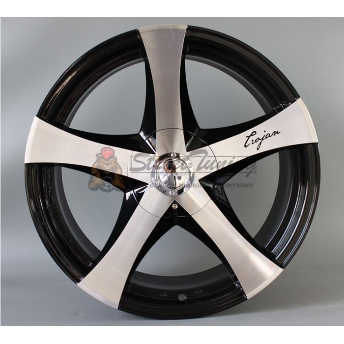 Новые диски Sugarray Vogue 2 R17 4x100 ET40 J8 черный + серебро