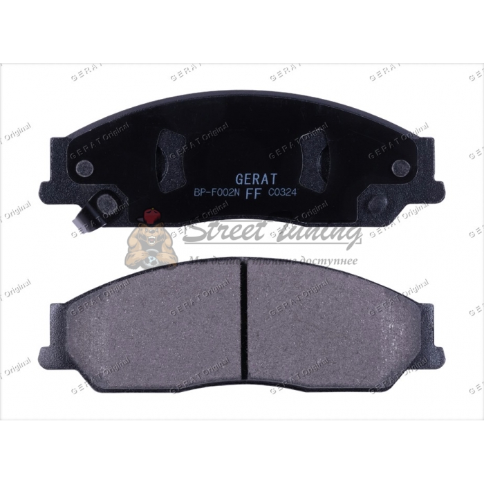 Передние тормозные колодки Gerat BP-F002N (Toyota Aurion, Avalon, Camry)