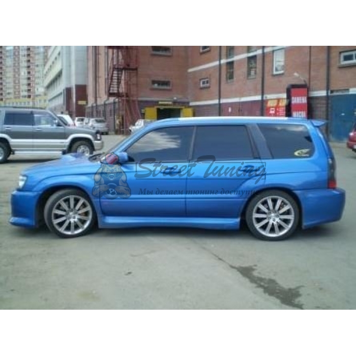 Боковые пороги STI для Subaru Forester SG