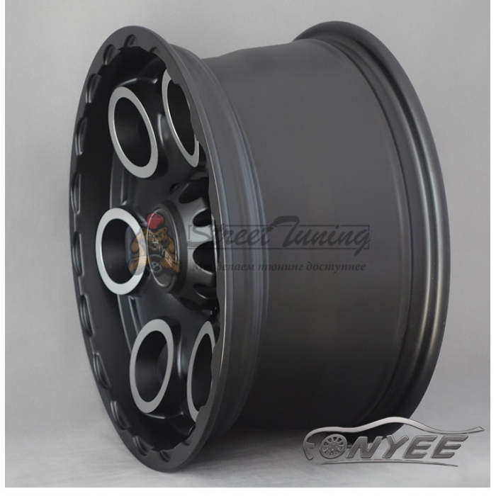 Новые диски Black Rhino Magnus R16 5X139,7 ET-25 J8 черный мат + серебро