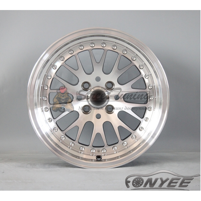 Новые диски ESM 007 R15 4x100 ET10 J9 серебристые