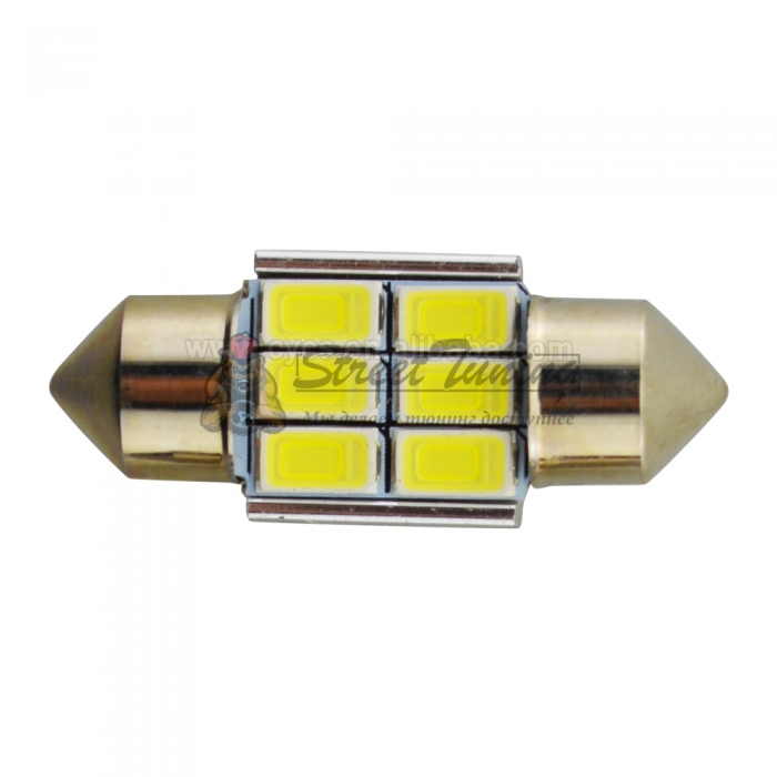  Светодиодная лампа 6SMD*31MM