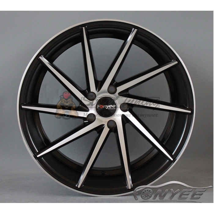 Новые диски Vossen CVT-R Replica R19 5X112 ET35 J9,5 черный мат + серебро
