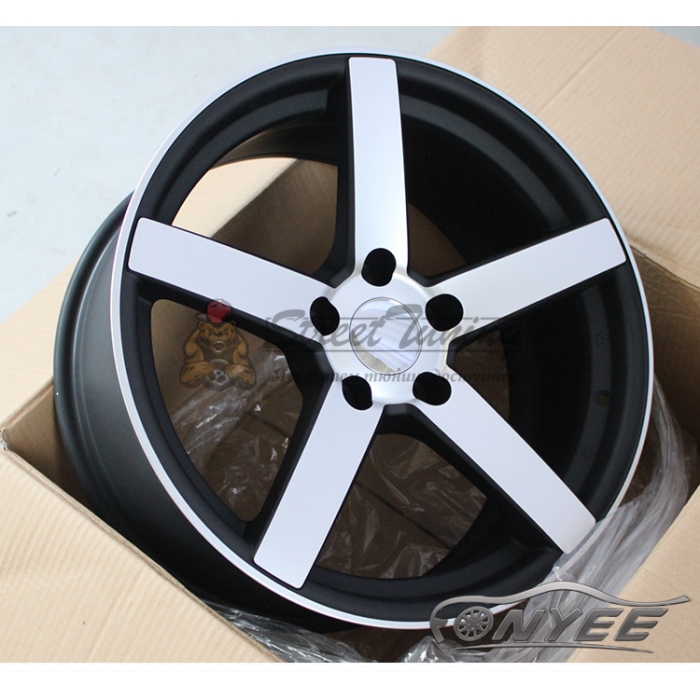 Новые диски Vossen CV3 Replica R18 5X120 ET25 J8,5 черный мат + серебро
