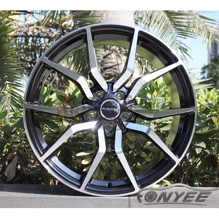 Новые диски Fonyee Model 7 R19 5X114,3 ET38 J8,5 черный + серебро