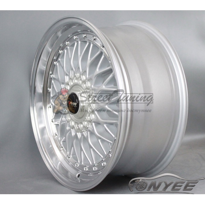 Новые диски BBS RS R18 4X108/4X100 ET20 J8 серебро + полированная полка