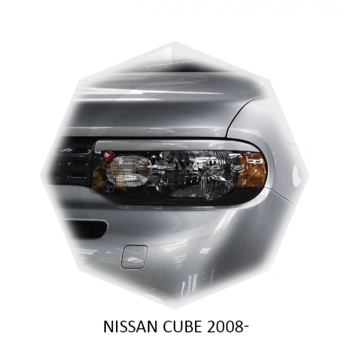 Реснички на фары для  NISSAN CUBE 2009-2012г