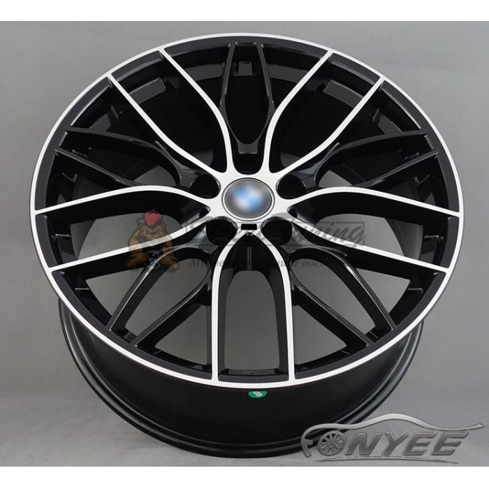 Новые диски BMW Double Spoke 405M R20 5x120 ET35 J8,5 черный глянец + серебро