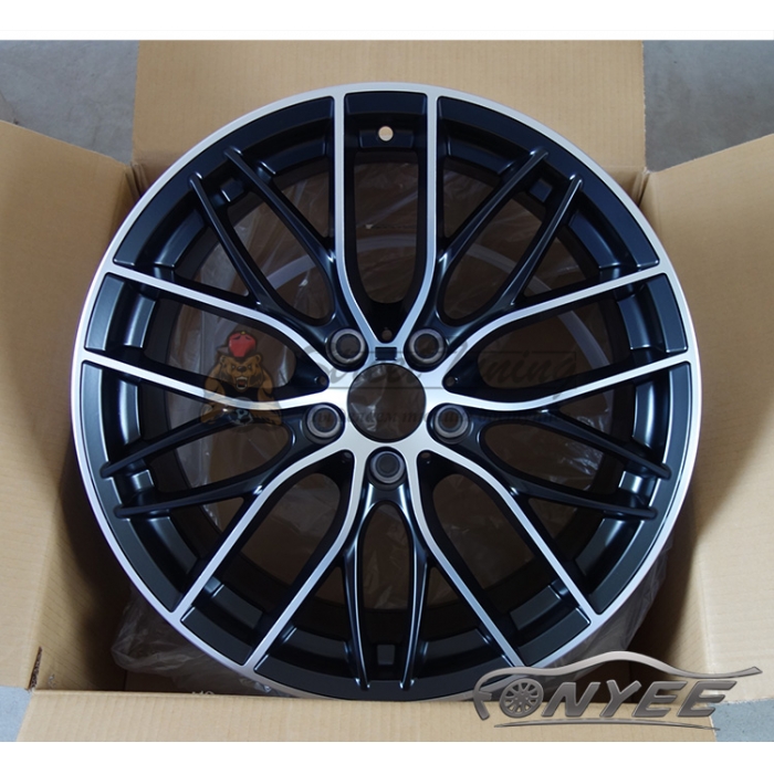 Новые диски BMW Double Spoke 405M R19 5x120 ET35 J9,5 черный мат + серебро
