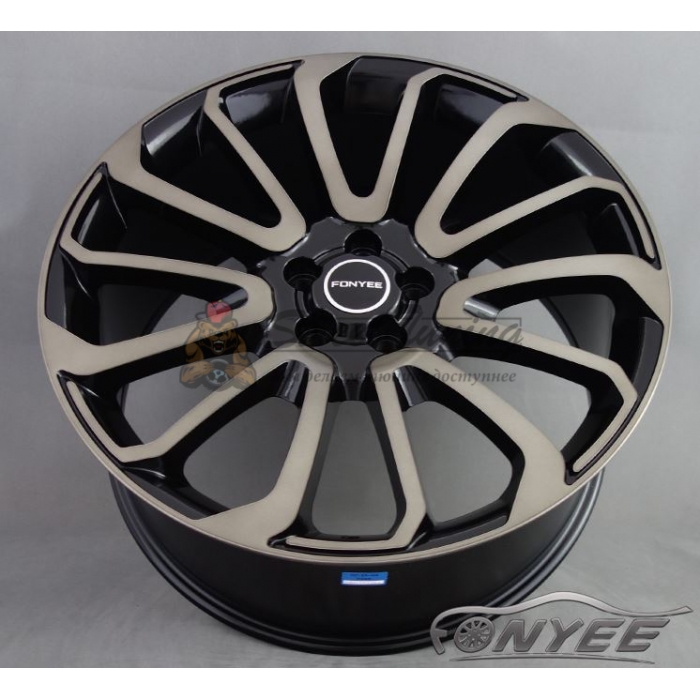 Новые диски Range Rover Autobiography Wheels HSE Sport R22 5x120 ET45 J10 черный глянец + серебро с оттенком бронзы