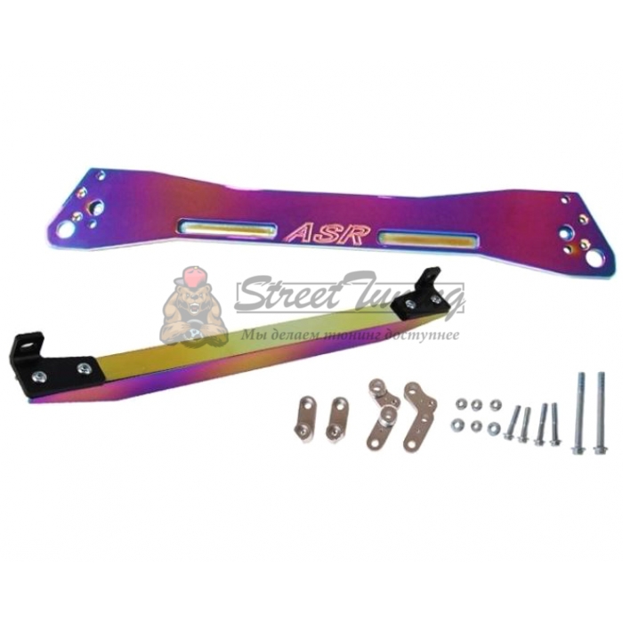 Задние усилители подрамника ASR style для Honda Civic 1992-1995 г, неохром