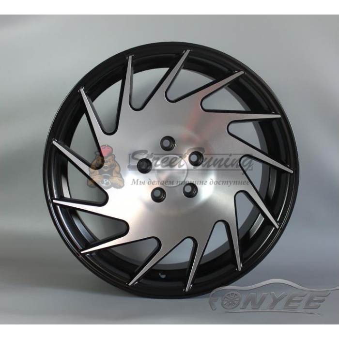 Новые диски Vossen VLE1-L Replica R19 5X114,3 ET35 J9,5 черный + серебро