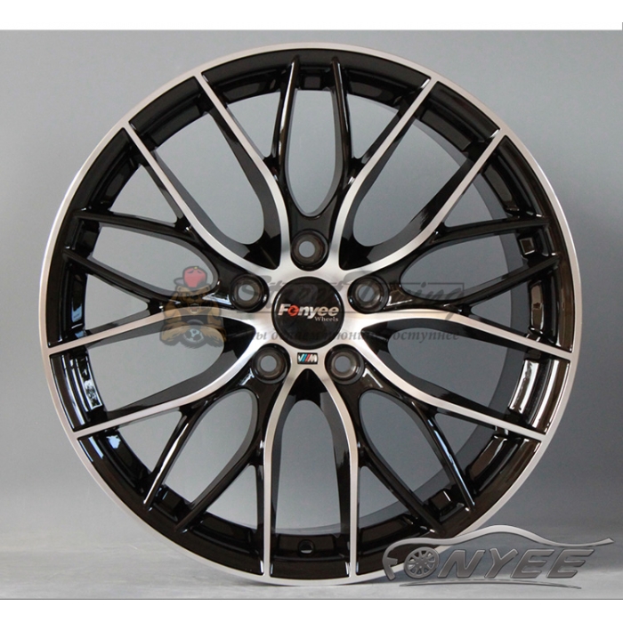 Новые диски BMW Double Spoke 405M R18 5x120 ET38 J9 черный глянец + серебро