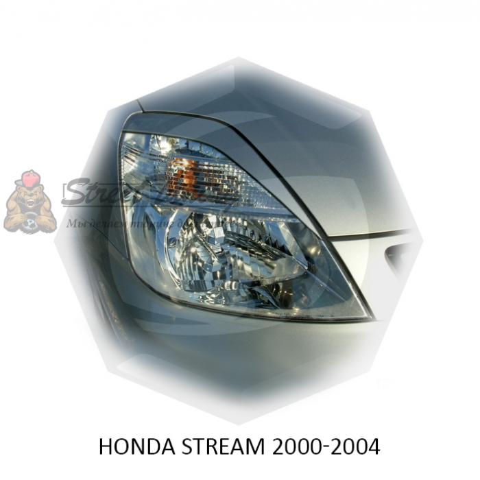 Реснички на фары для  HONDA STREAM 2000-2004г
