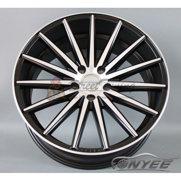 Новые диски Vossen VFS2 Replica R16 5X114,3 ET35 J7 черный мат + серебро