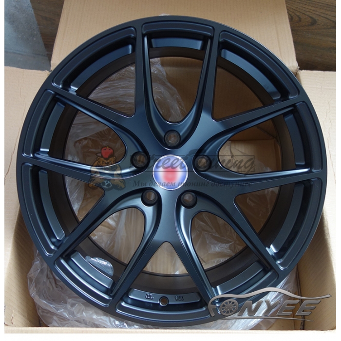 Новые диски HRE P101 R17 5x108 ET35 J7,5 черные матовые