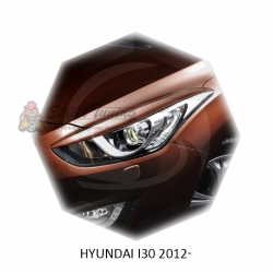 Реснички на фары для  HYUNDAI i30 2012-2016г
