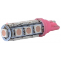 Светодиодная лампа T10 - 13D, розового цвета