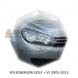 Реснички на фары для  VOLKSWAGEN GOLF + VI 2005-2013г