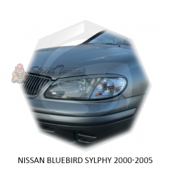 Реснички на фары для  NISSAN BLUEBIRD SYLPHY 2000-2005г