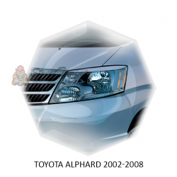Реснички на фары для  TOYOTA ALPHARD 2002-2008г