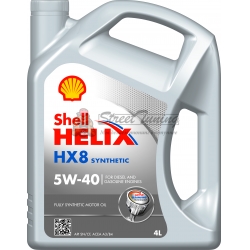 Синтетическое моторное масло Shell Helix HX8 Synthetic 5W-40 - 4 л