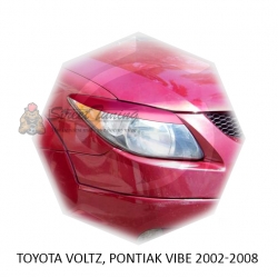 Реснички на фары для  TOYOTA VOLTZ, PONTIAK VIBE 2002-2008г