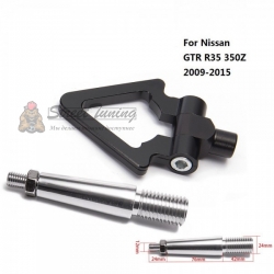 Буксировочный крюк "Стрелка" для Nissan GTR R35 350Z 09-15, черный
