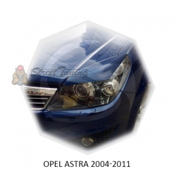 Реснички на фары для  OPEL ASTRA 2004-2011г