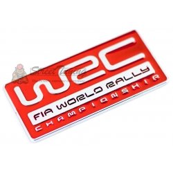 Металлический шильдик с логотипом "WRS"