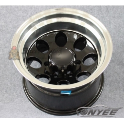 Новые диски GT wheels style 2 R15 6x139,7 ET-27 J8 серебро + черный глянец