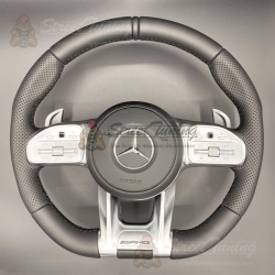 Руль Mercedes AMG GLE/GLS с подушкой, эко-кожа, без подогрева