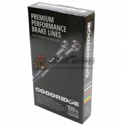 Армированные тормозные шланги Goodridge TPE0803-4P (4 шт.) Peugeot 405 Rear Drums