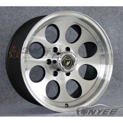 Новые диски GT wheels style 2 R16 6x139,7 ET-5 J8 серебро + черный