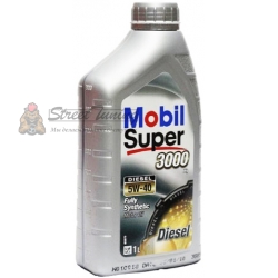 Синтетическое моторное масло Mobil Super 3000 Diesel 5W-40 1 л