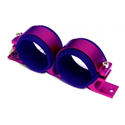 Брегет для установки 2-ух топливных насосов 60 мм , фиолетовый.