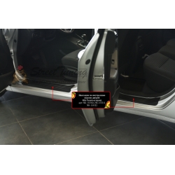 Kia Cerato (седан) 2013-2016 Накладки на внутренние пороги дверей