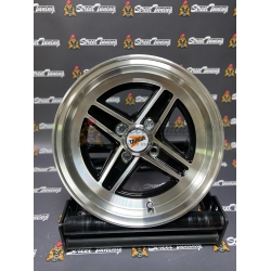 Новые диски Enkei Wheels 471 R13 J7 ET7 4x98 Black + Silver