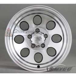 Новые диски GT wheels style 2 R15 5x139,7 ET-27 J8 серебро + черный
