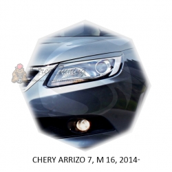 Реснички на фары для  CHERY ARRIZO 7 2014г-