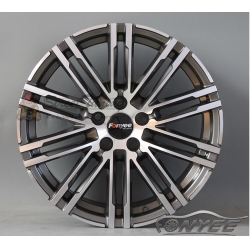 Новые диски Porsche Macan wheels R19 5x112 ET21 J8 Серый глянец + серебро