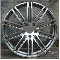 Новые диски Porsche Macan wheels R22 5x130 ET50 J9,5 Серый мат + серебро