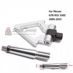Буксировочный крюк "Стрелка" для Nissan GTR R35 350Z 09-15, серебряный