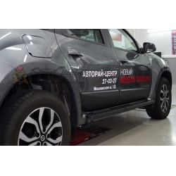 Nissan Terrano 2014-2015 Молдинги на двери (4 шт)