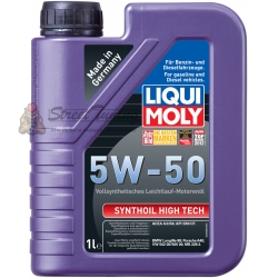 Синтетическое моторное масло Liqui Moly 5W-50 Synthoil High Tech - 1 л