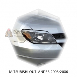 Реснички на фары для  MITSUBISHI OUTLANDER 2003-2006г