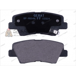 Задние тормозные колодки Gerat BP-R064N (Hyundai Accent, Elantra, I40, Sonata, Tucson/ 
Kia Optima, Soul,)